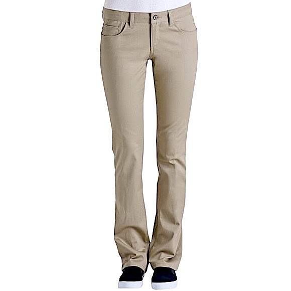 Genuine Dickies Size 13 bootcut khaki pants. Never worn, only washed, NWOT - Picture 1 of 16